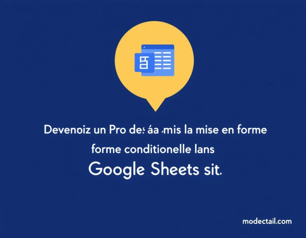 Devenez un Pro de la Mise en Forme Conditionnelle dans Google Sheets et Optimisez vos Données