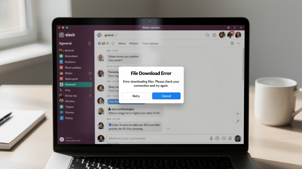 Problème de slack téléchargement : 7 solutions qui marchent